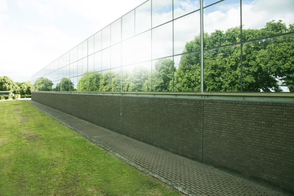 Close-up of Bristol Data Center Exterior